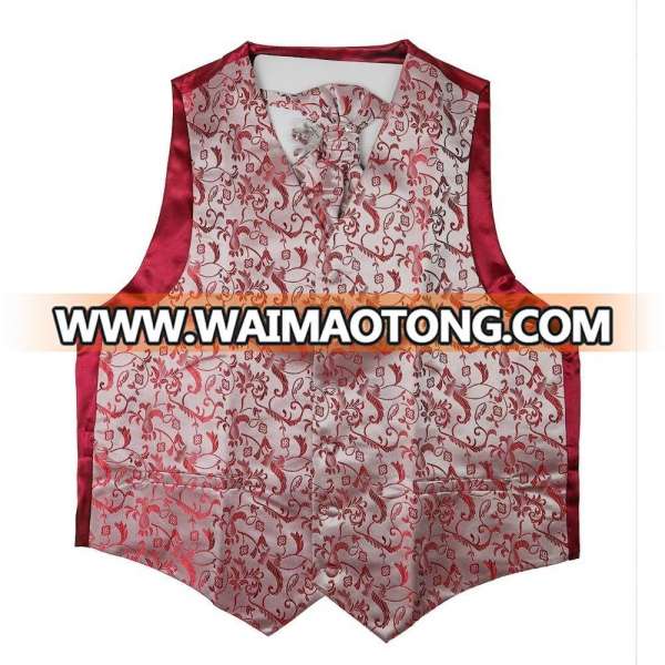 wine color men vest wholesale from china